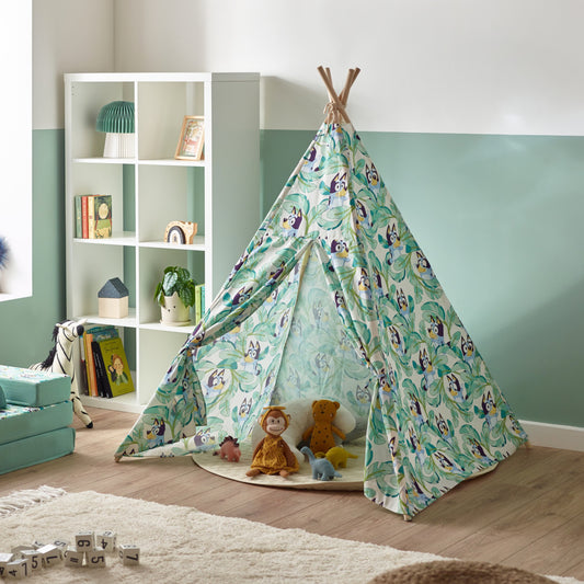Bluey Kids Teepee Tent with Carry Bag