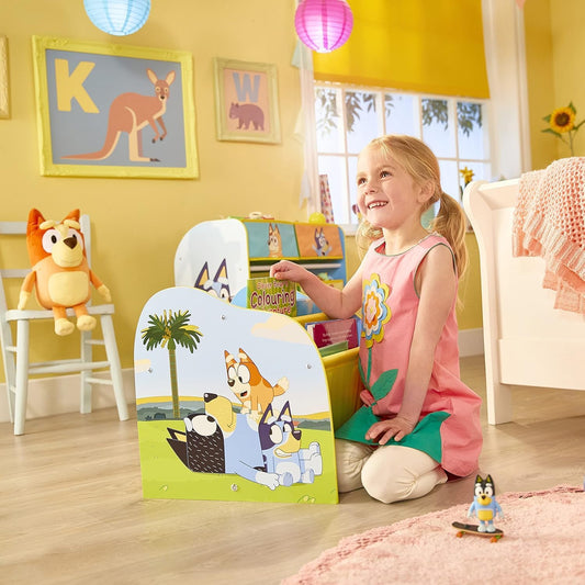 Bluey Kids Sling Bookcase - Bedroom Book Storage