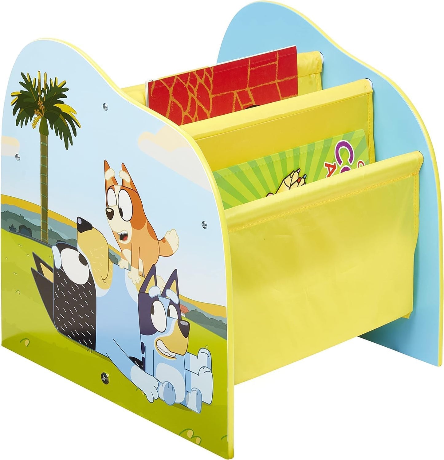 Bluey Kids Sling Bookcase - Bedroom Book Storage