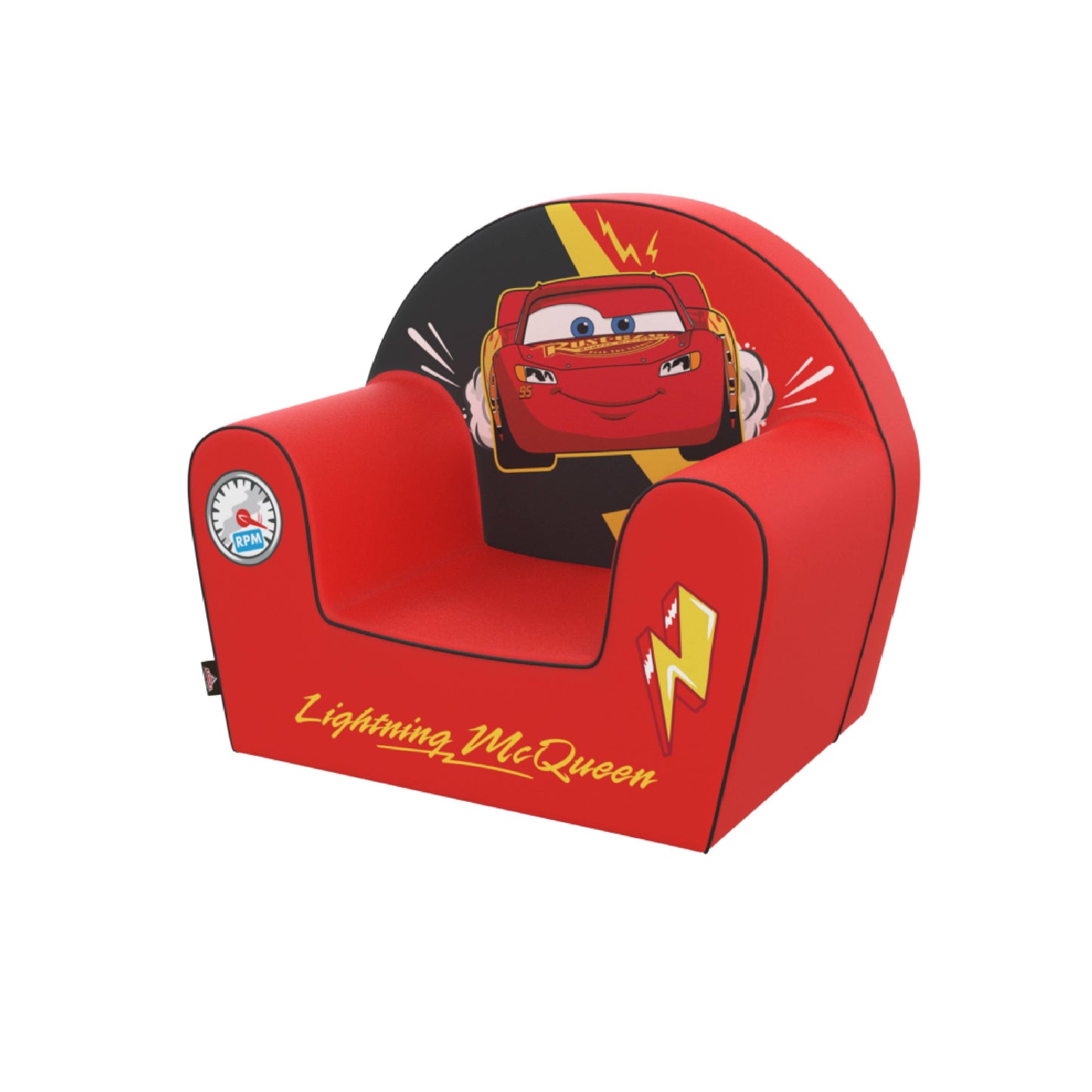 Disney Lightning McQueen Kids Character Foam Armchair