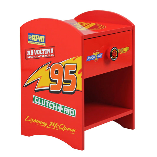 Disney Lightning McQueen Kids Bedside Table