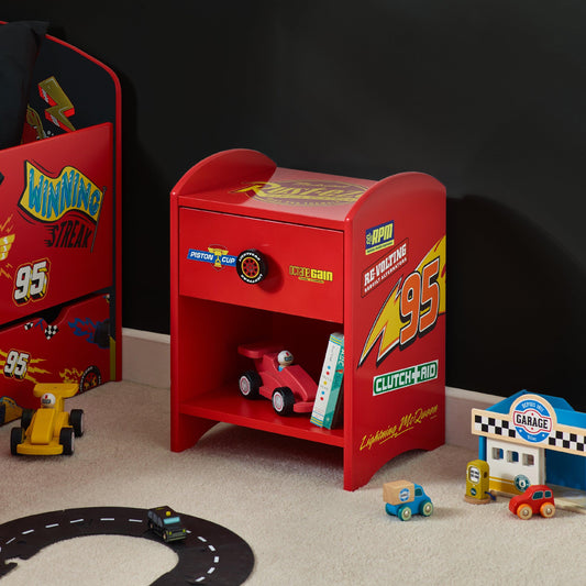 Disney Lightning McQueen Kids Bedside Table