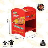 Disney Lightning McQueen Kids Bedside Table