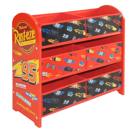 Disney Cars Lightning McQueen Toy Storage Unit
