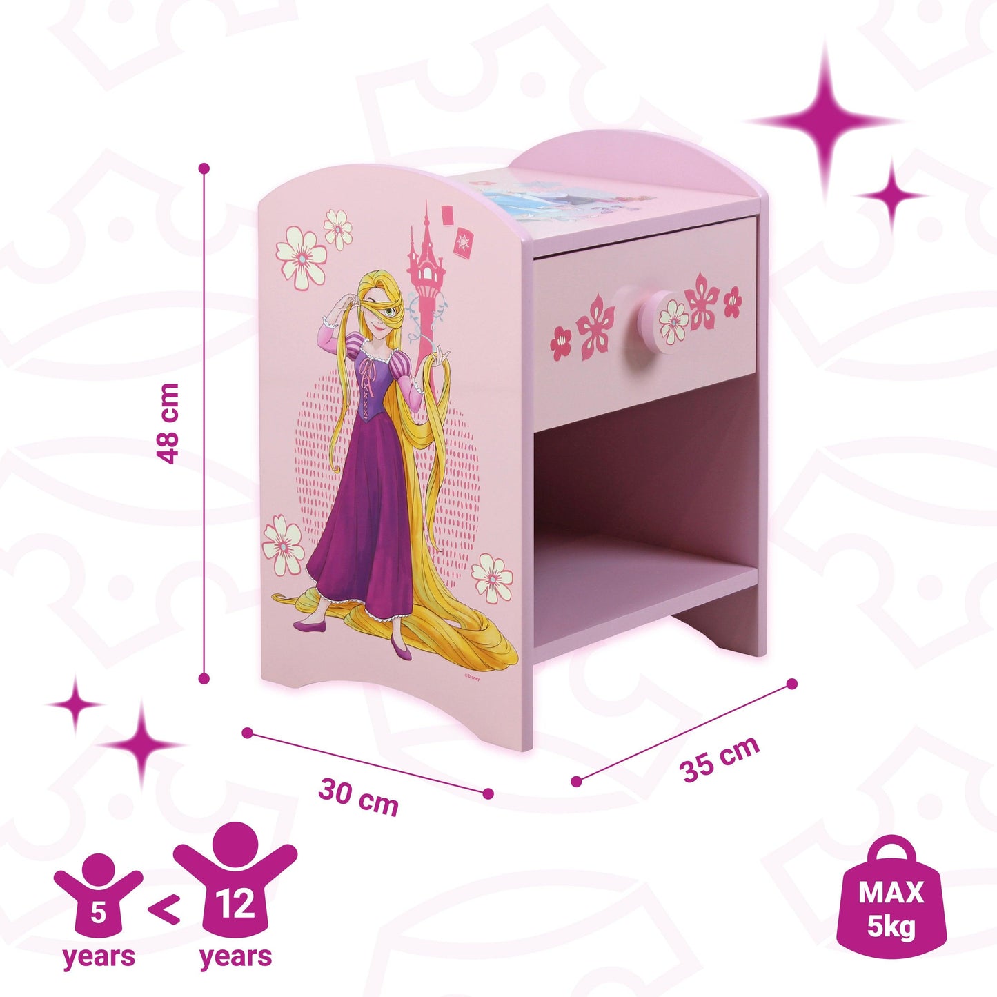 Disney Princess Bedside