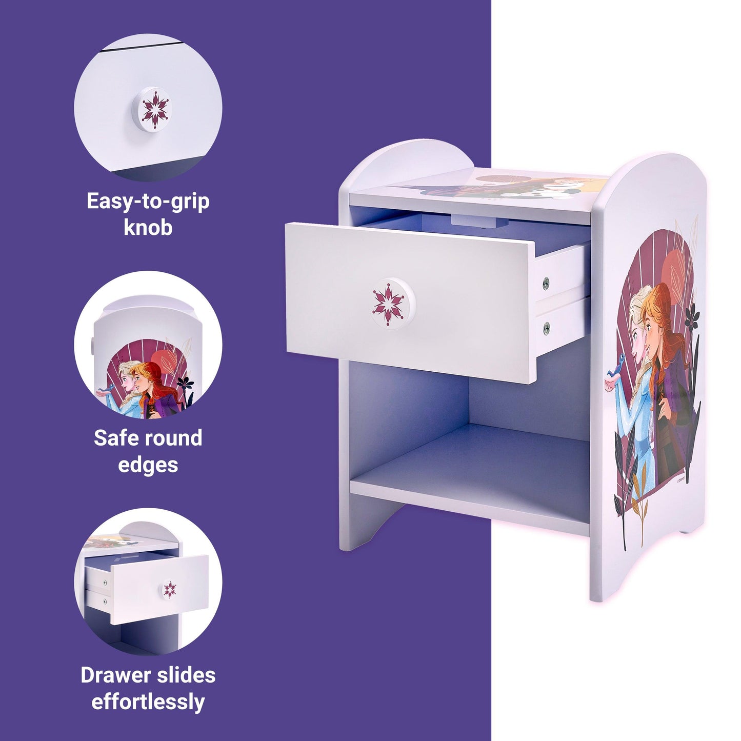 Disney Frozen Bedside Table for Kids