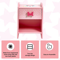 Disney Minnie Mouse Bedside Table for Kids