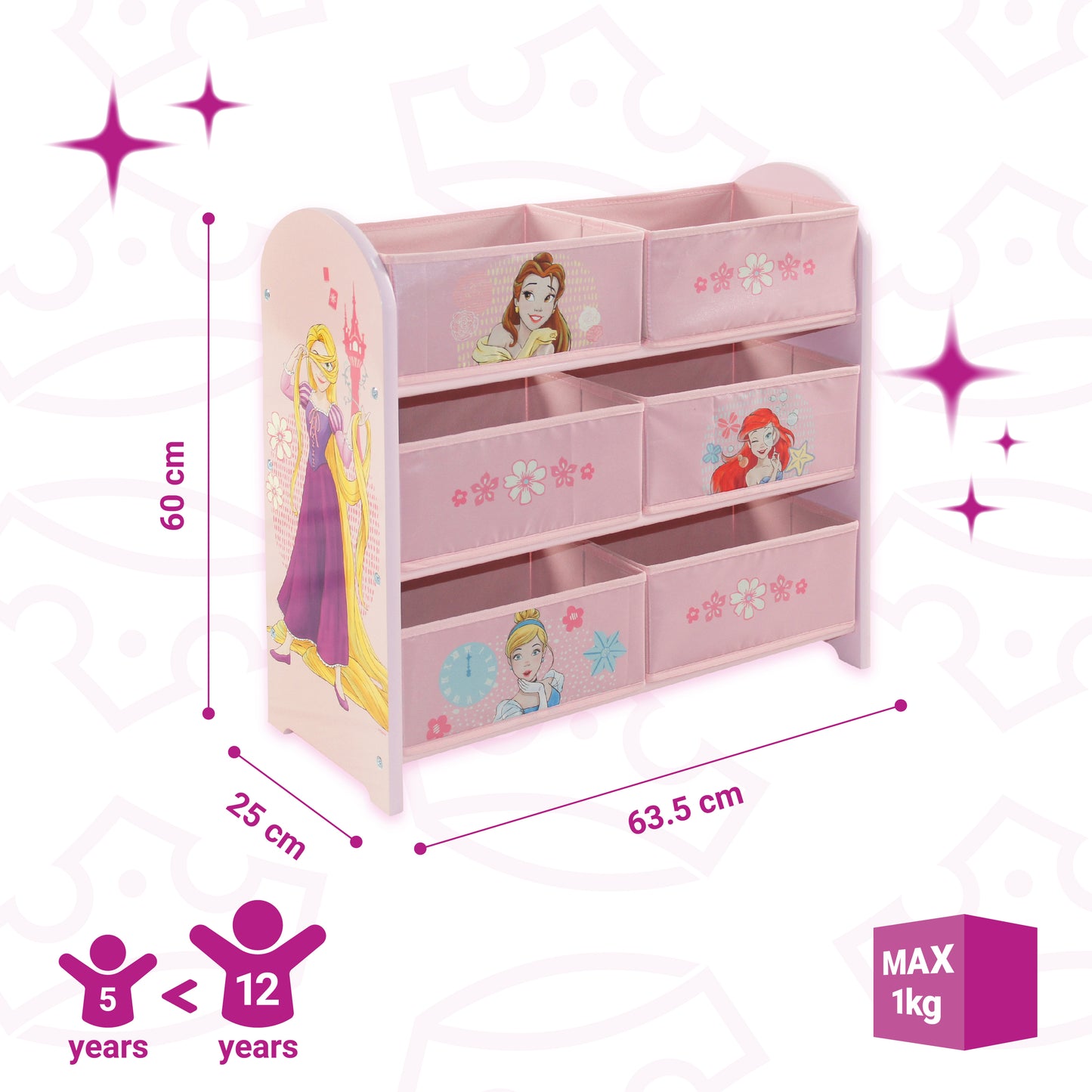 Disney Princess Toy Storage Unit