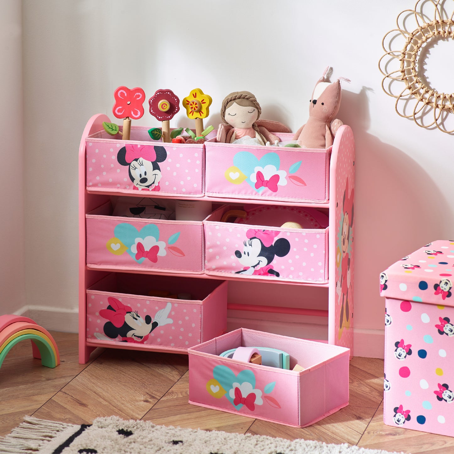 Disney Minnie Mouse Toy Storage Unit