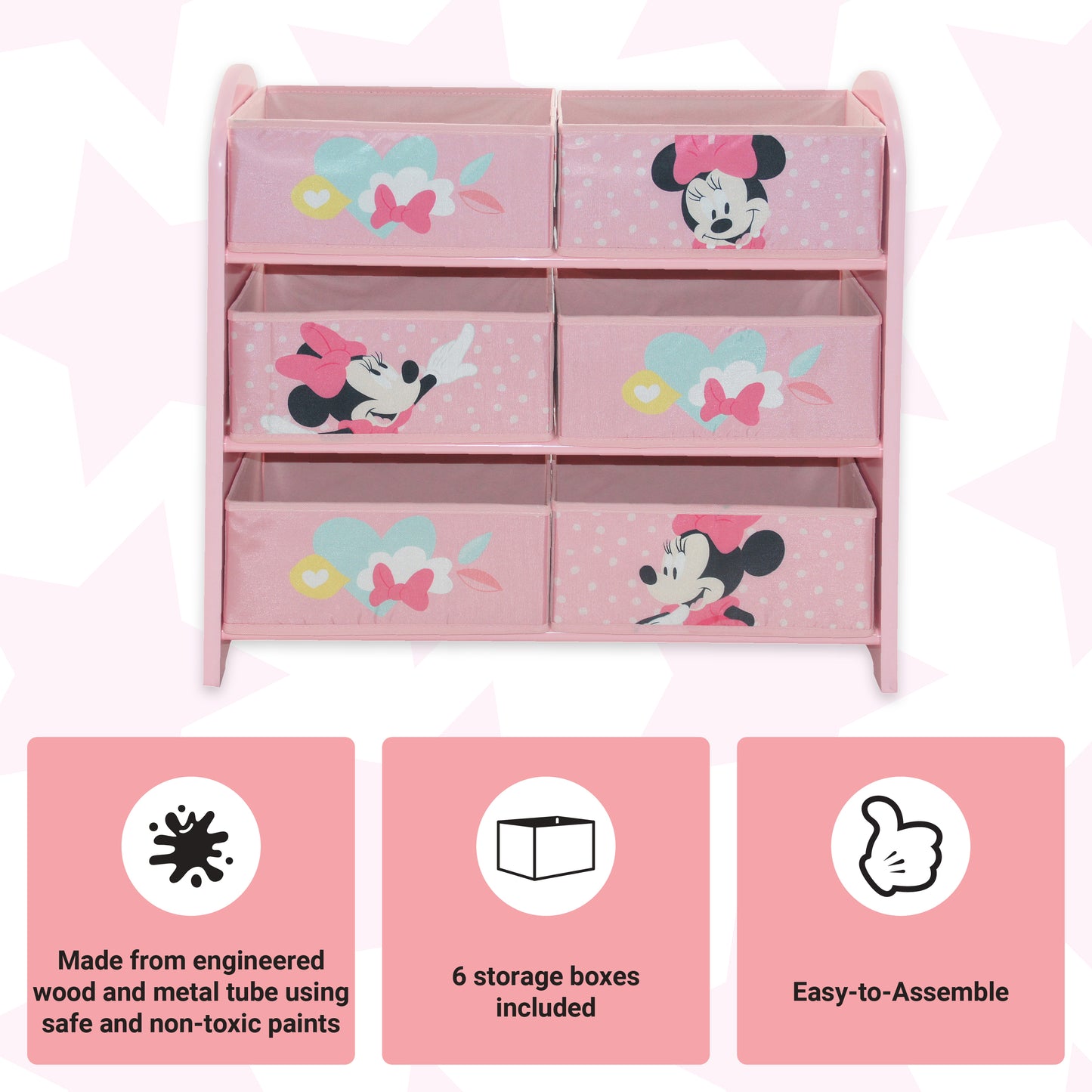 Disney Minnie Mouse Toy Storage Unit