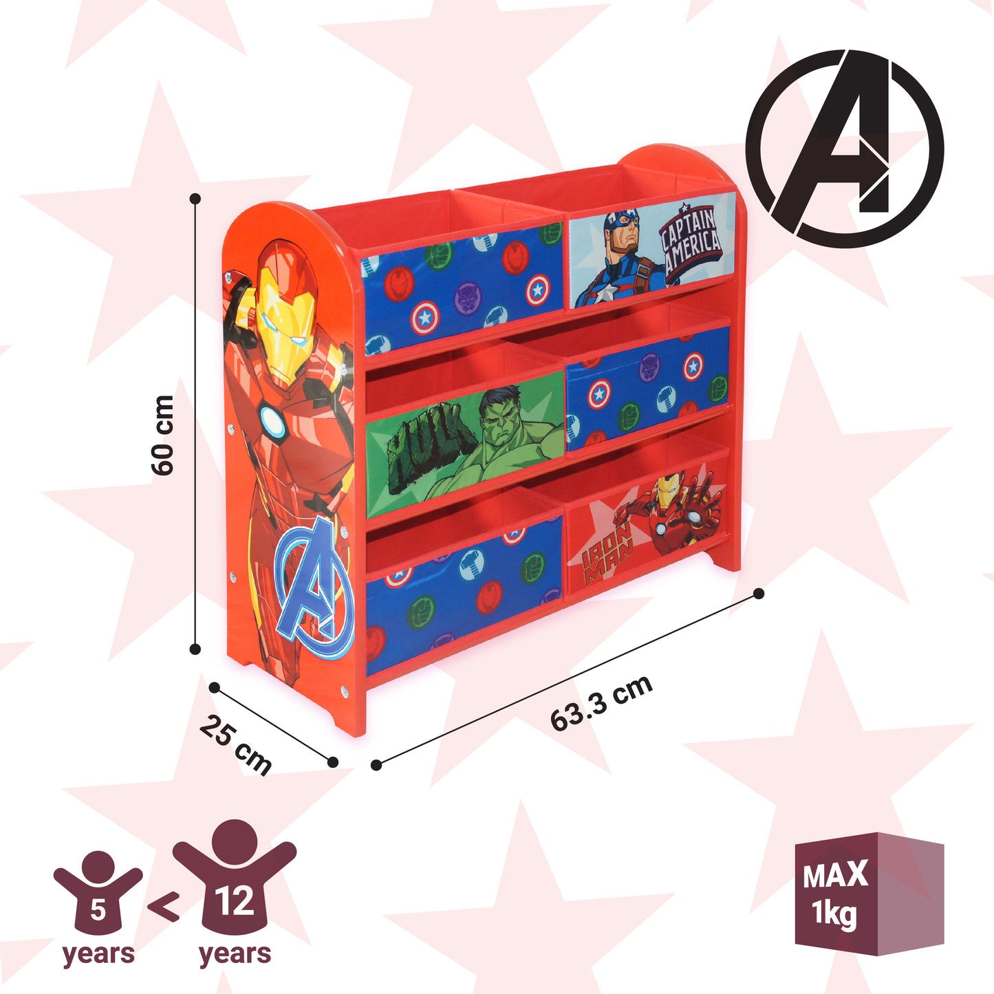 Marvel Avengers Toy Storage Unit