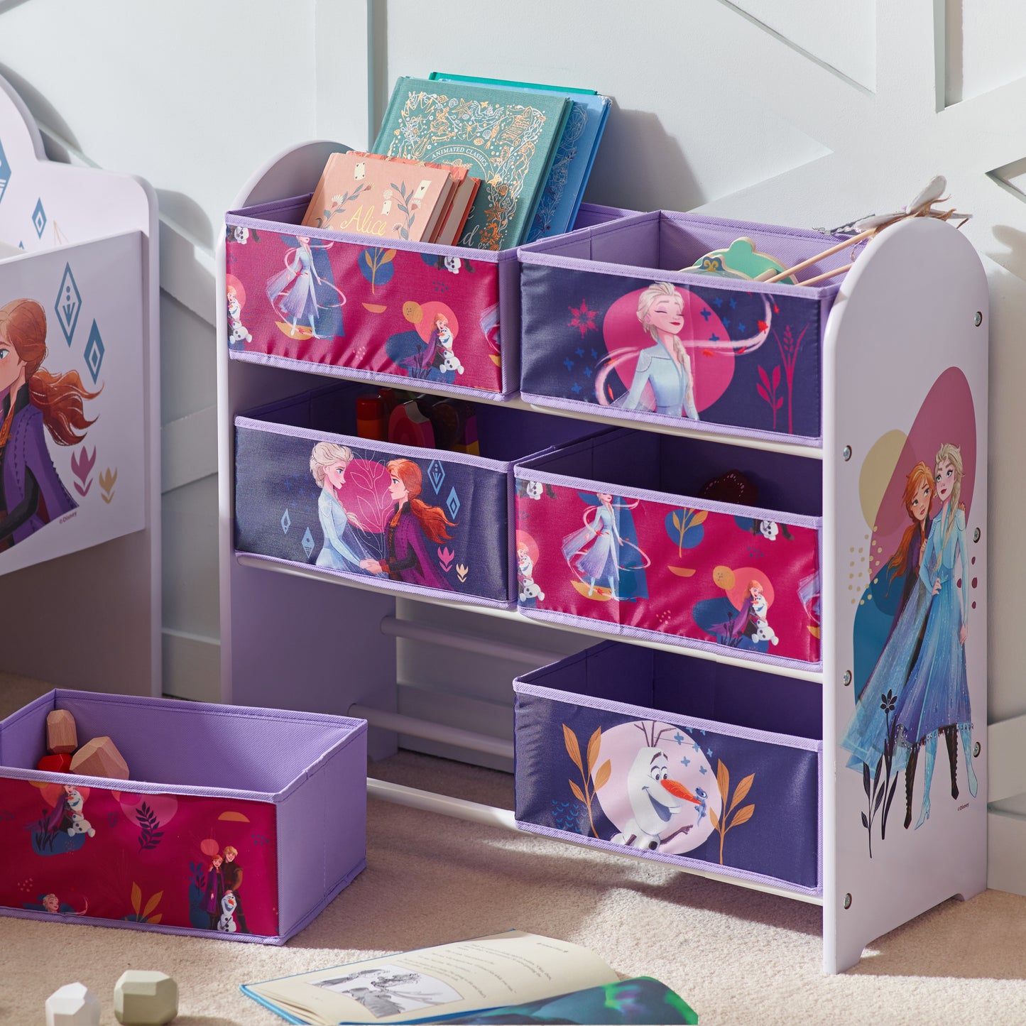 Disney Frozen Purple Toy Storage Unit