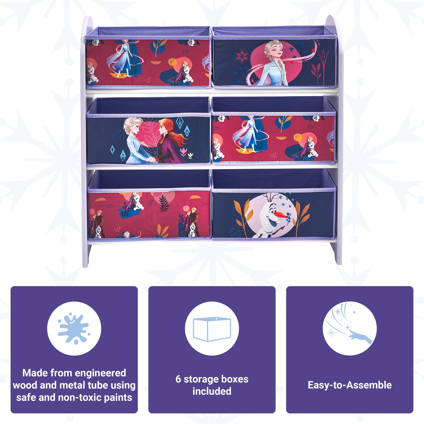 Disney Frozen Purple Toy Storage Unit
