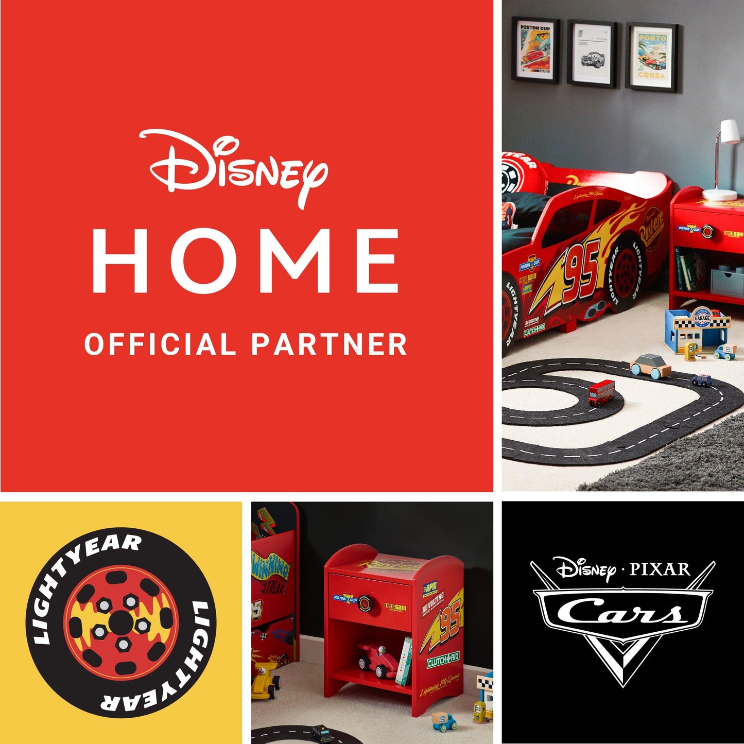 Disney Lightning Mcqueen Toddler Bed