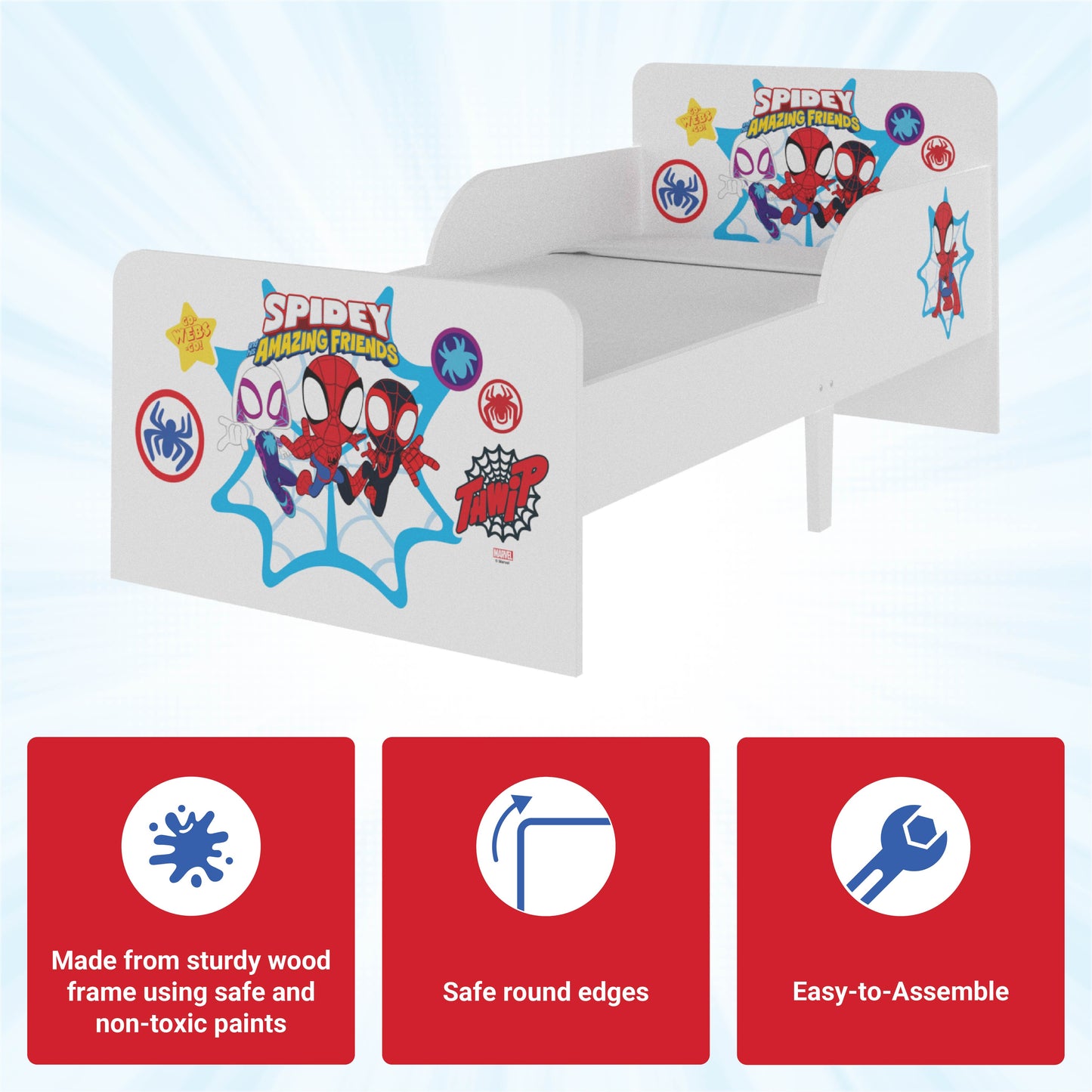 Marvel Spidey and His Amazing Friends Bed