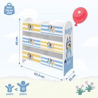 Bluey Kids Activity Desk & Toy Storage Bundle