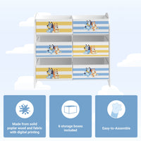 Bluey Kids Activity Desk & Toy Storage Bundle