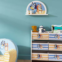 Bluey Kids Activity Desk & Toy Storage Bundle