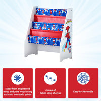 Marvel Spidey and His Amazing Friends Wooden Book Storage Rack