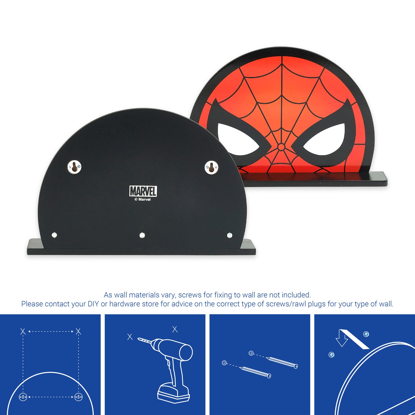 Marvel Spider-Man Decorative Wall Shelf