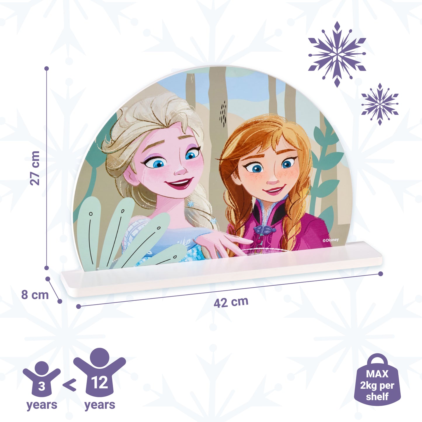 Disney Frozen Decorative Wall Shelf