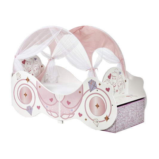Disney Princess Carriage Toddler Bed with Canopy