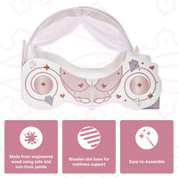 Disney Princess Carriage Toddler Bed with Canopy