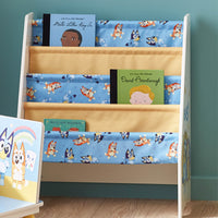 Bluey Kids Table & Chairs Set with Wooden Bookshelf Bundle
