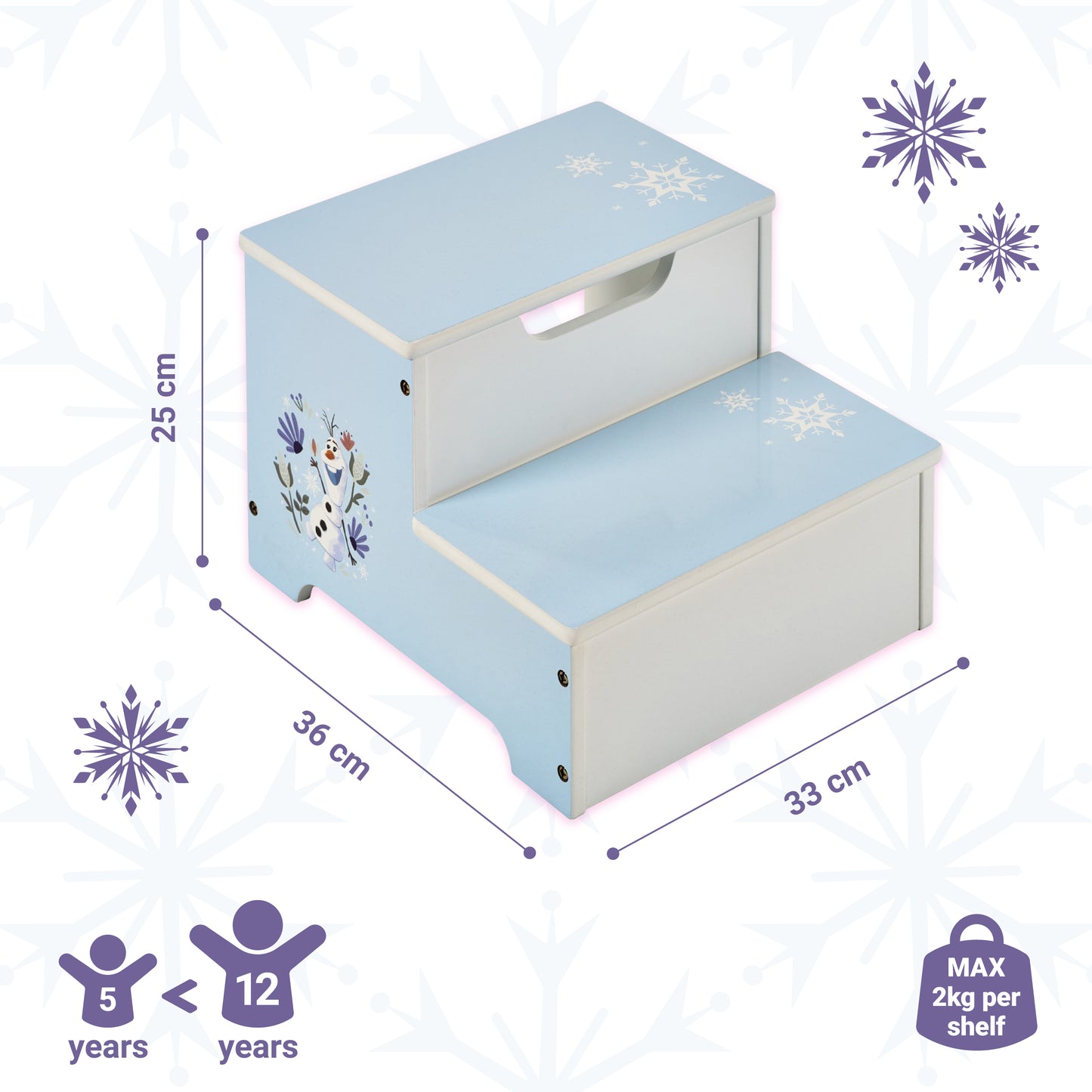 Disney Frozen Wonder Two Step Stool for Kids