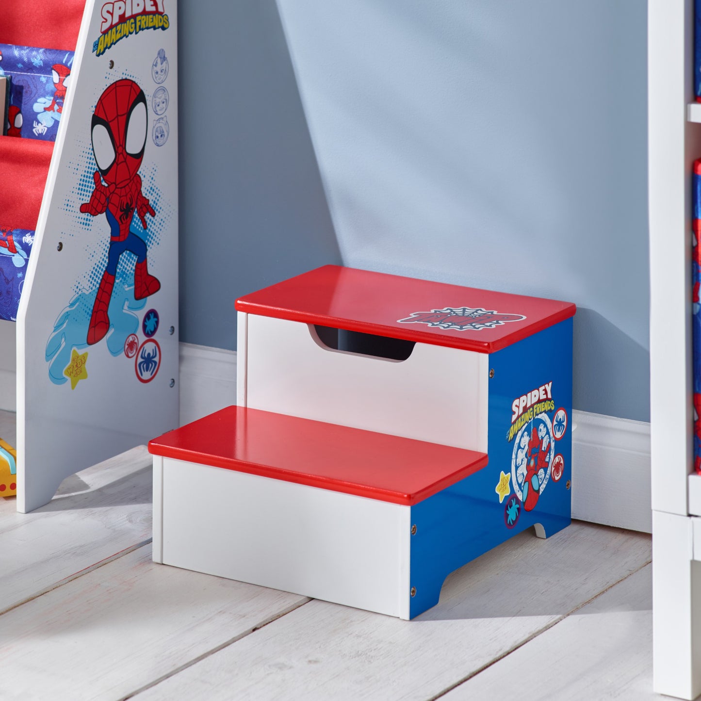 Marvel Spidey and His Amazing Friends Two Step Stool for Kids