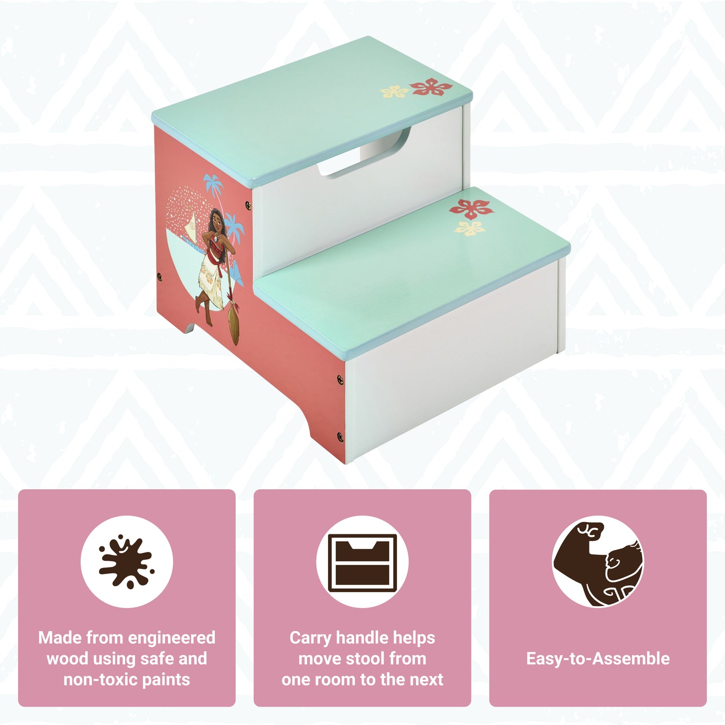 Disney Moana Two Step Stool for Kids