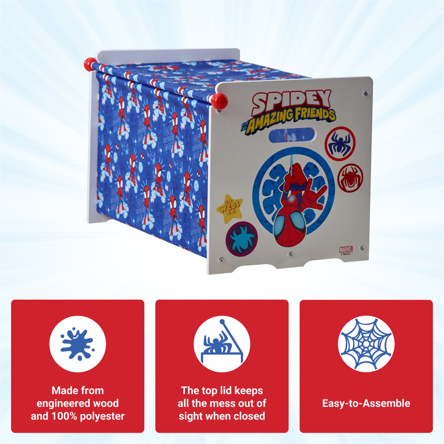 Marvel Spidey and His Amazing Friends Storage Box
