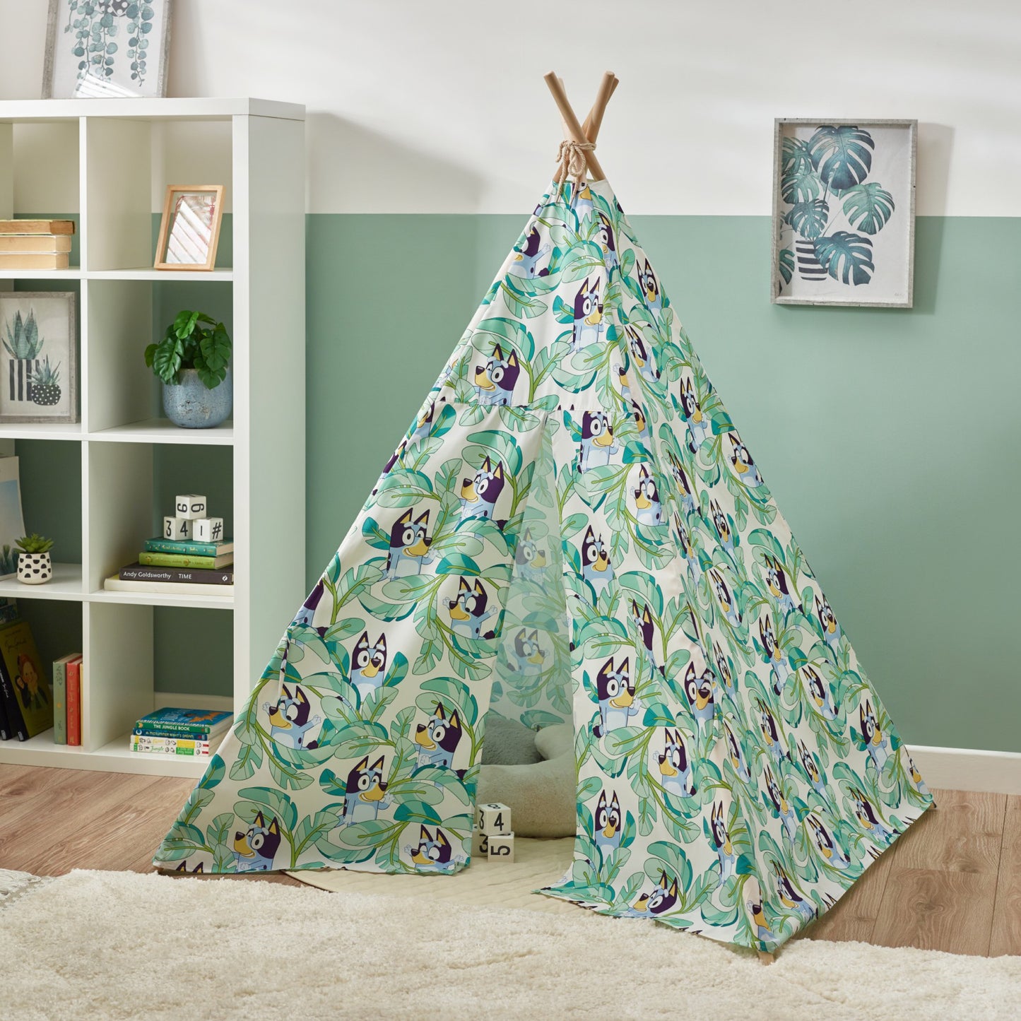 Bluey Kids Teepee Tent with Carry Bag