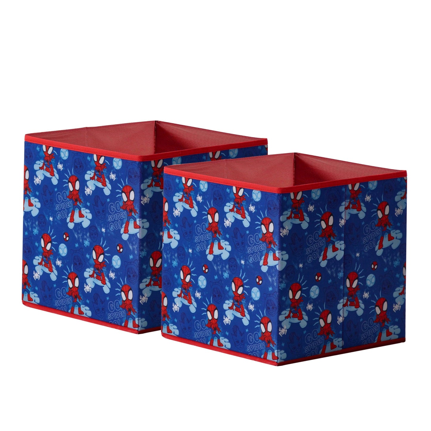 Marvel Spidey and His Amazing Friends 2-pc Fabric Storage Boxes