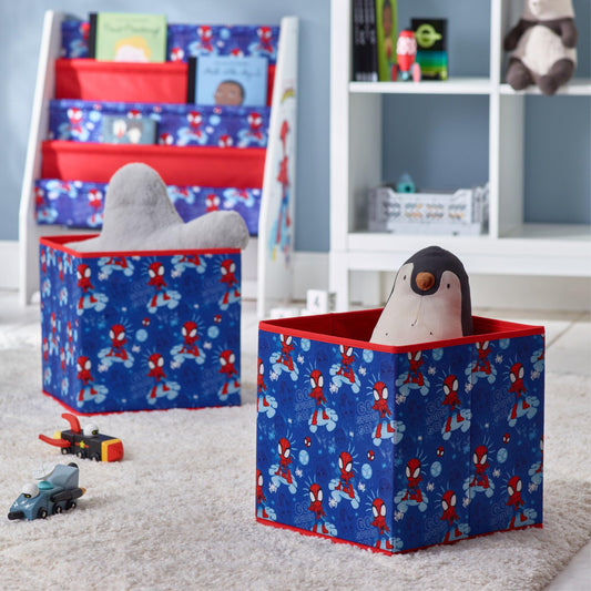 Marvel Spidey and His Amazing Friends 2-pc Fabric Storage Boxes