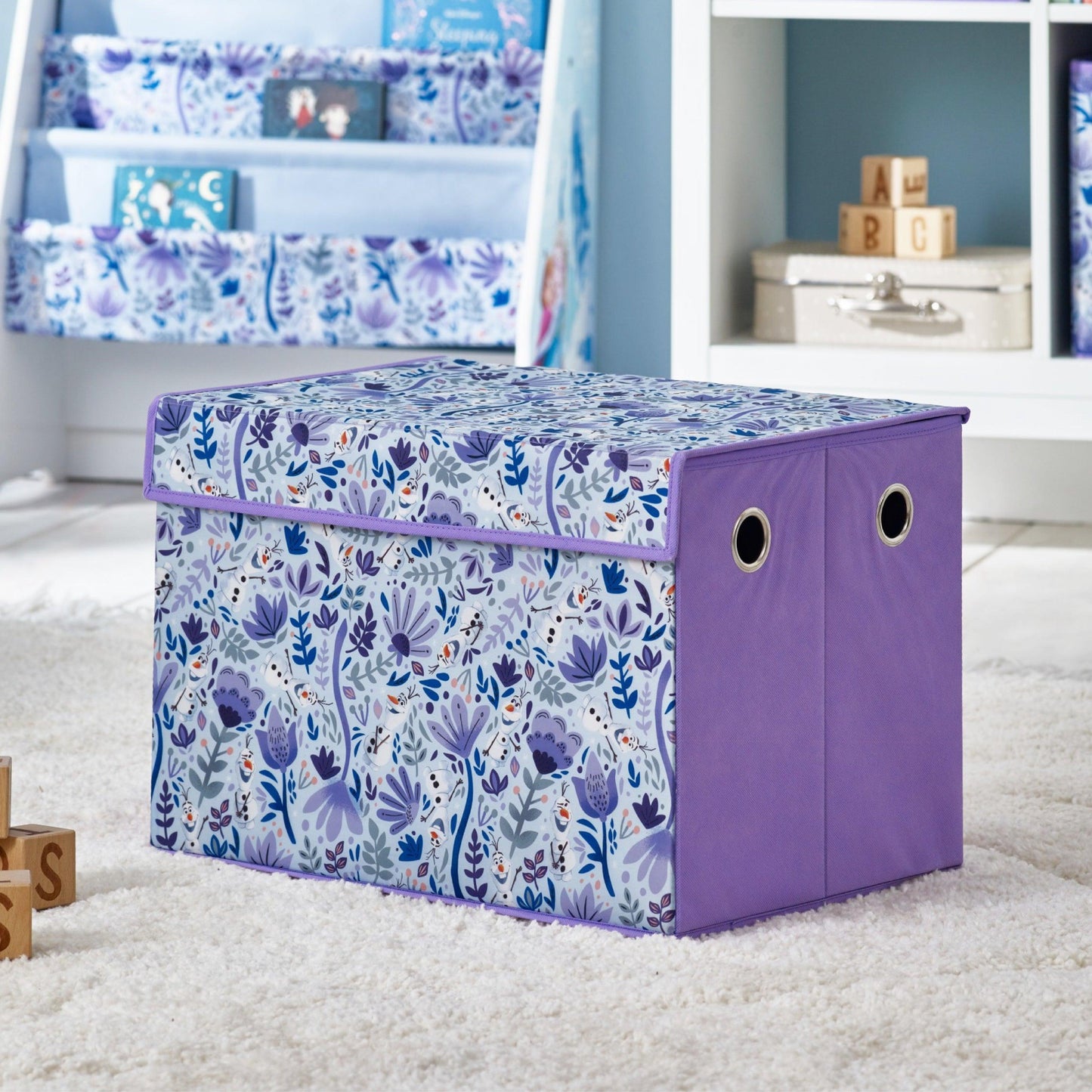Disney Frozen Large Fabric Storage Box with Flip-Top Lid