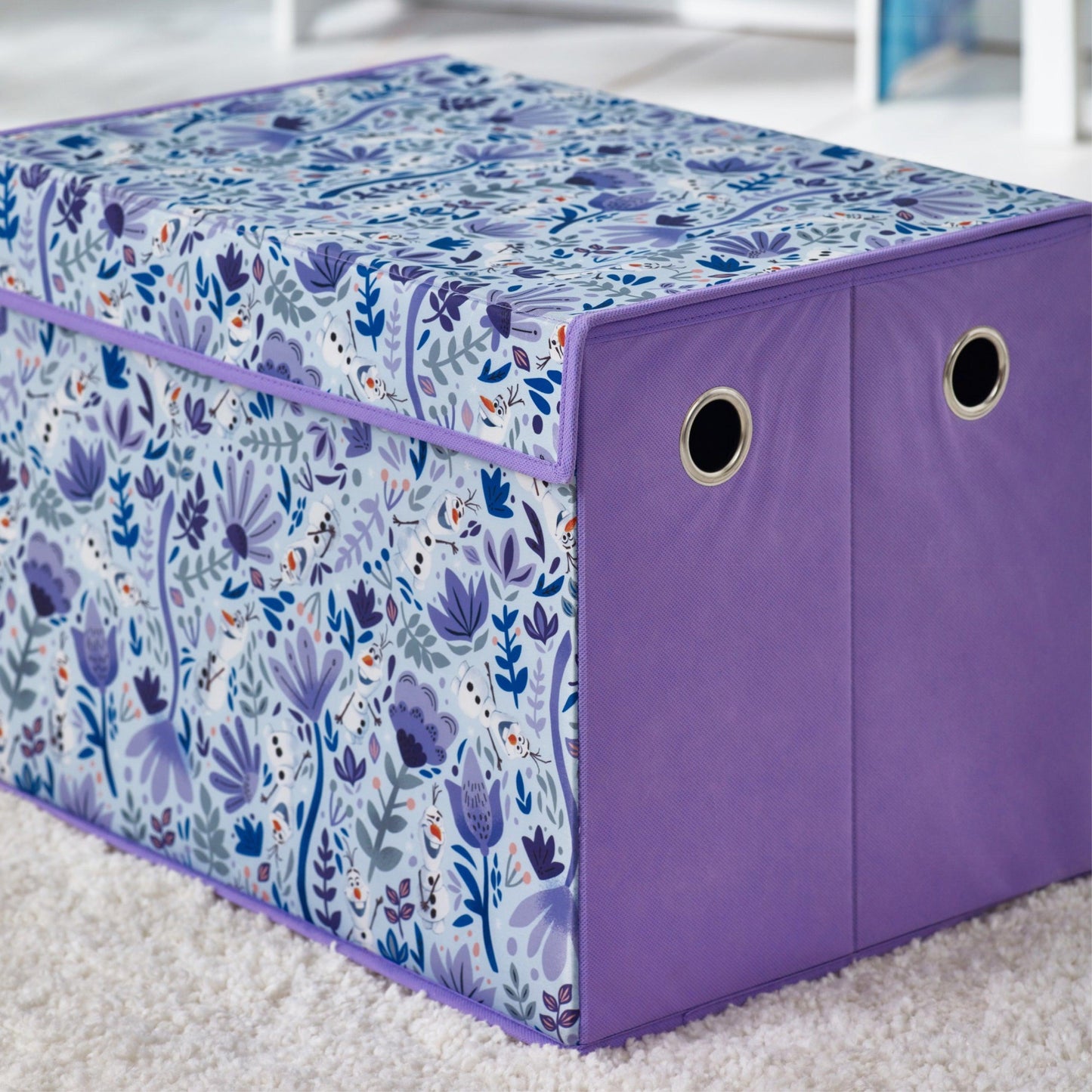 Disney Frozen Large Fabric Storage Box with Flip-Top Lid