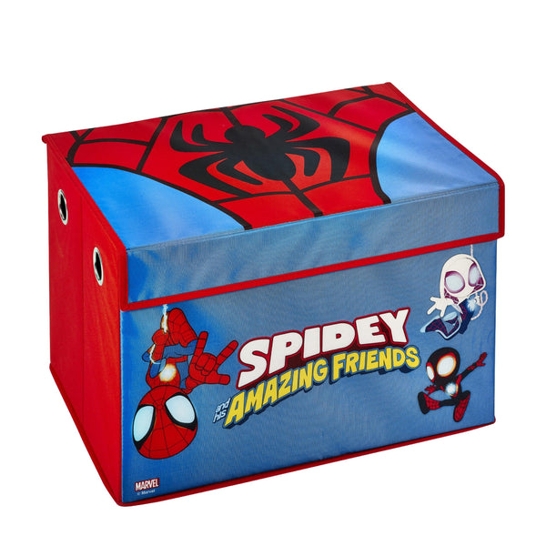 Marvel Spidey and His Amazing Friends Large Fabric Storage Box with Flip-Top Lid