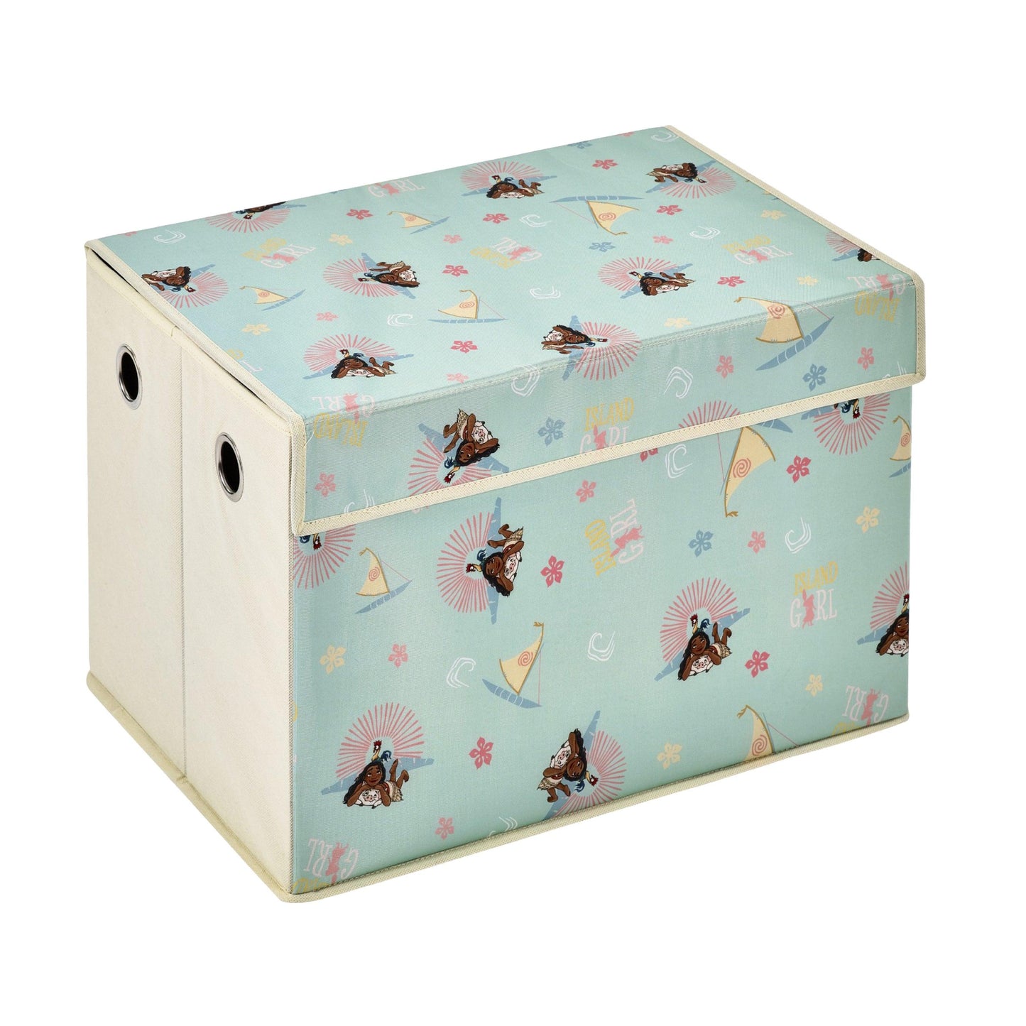 Disney Moana Large Fabric Storage Box with Flip-Top Lid