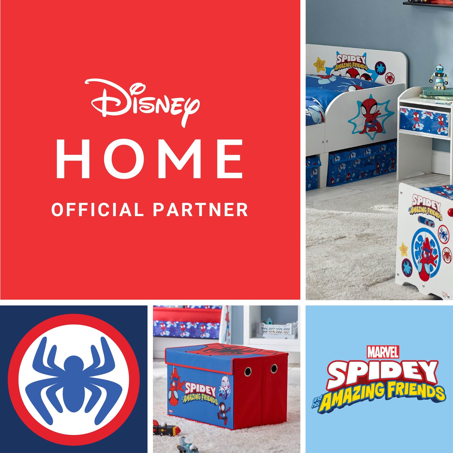 Marvel Spidey and His Amazing Friends Bedside Table