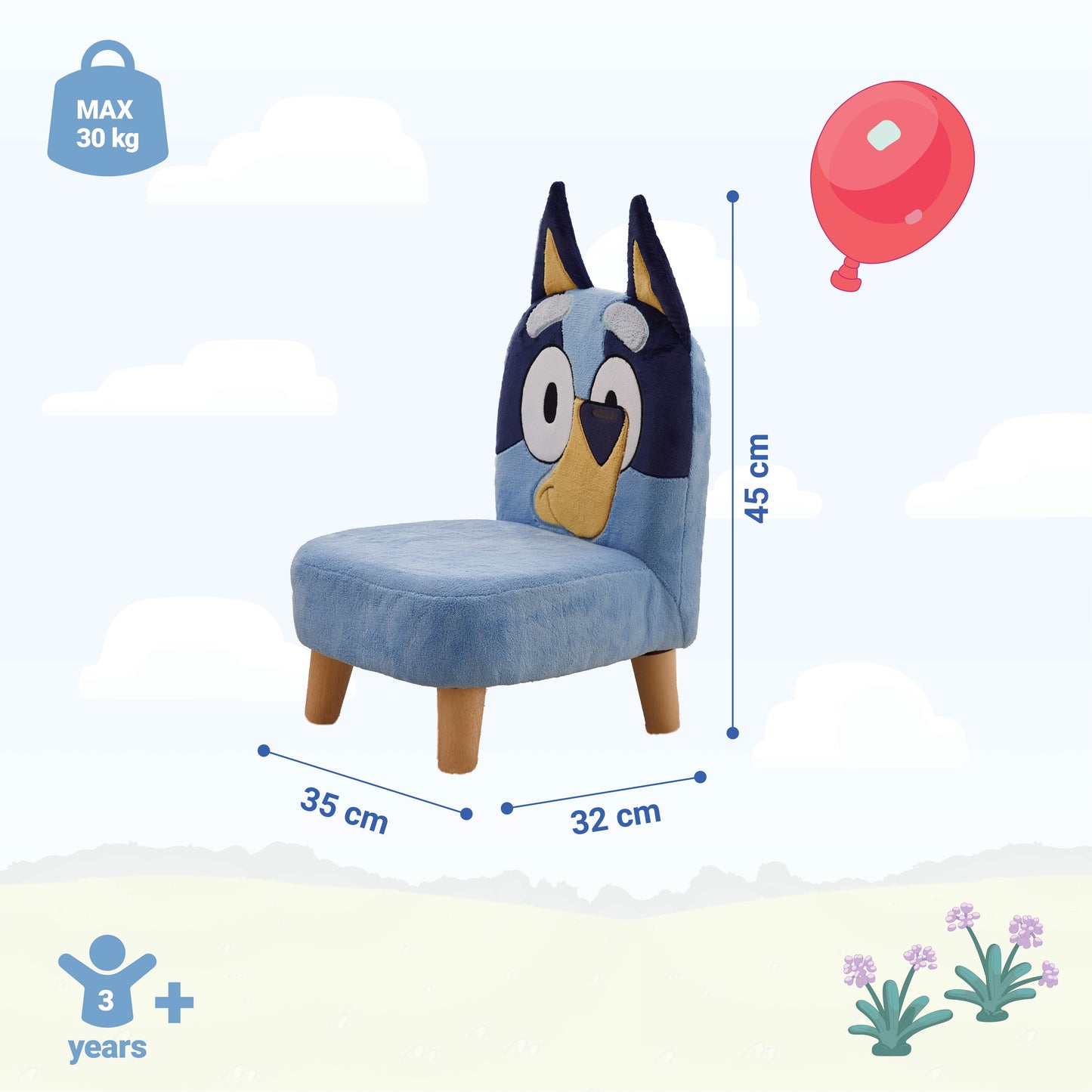 Bluey Plush Chair