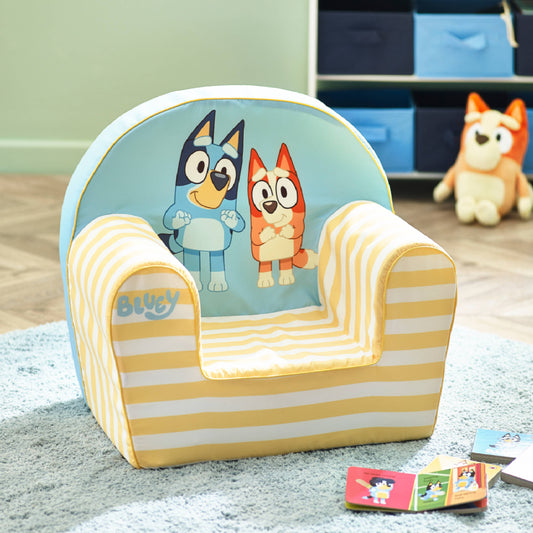 Bluey Kids Character Foam Armchair
