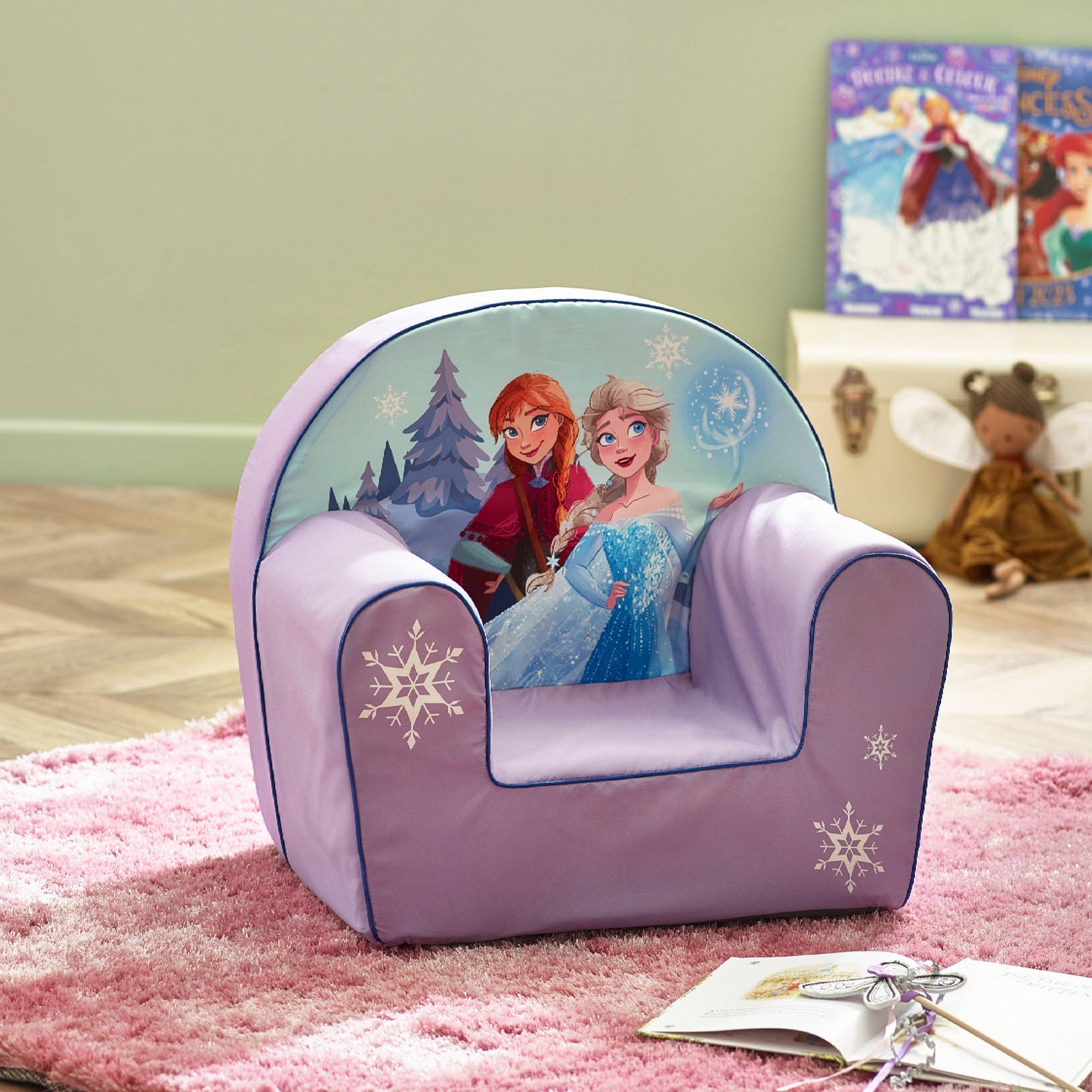 Disney Frozen Wonder Kids Character Foam Armchair