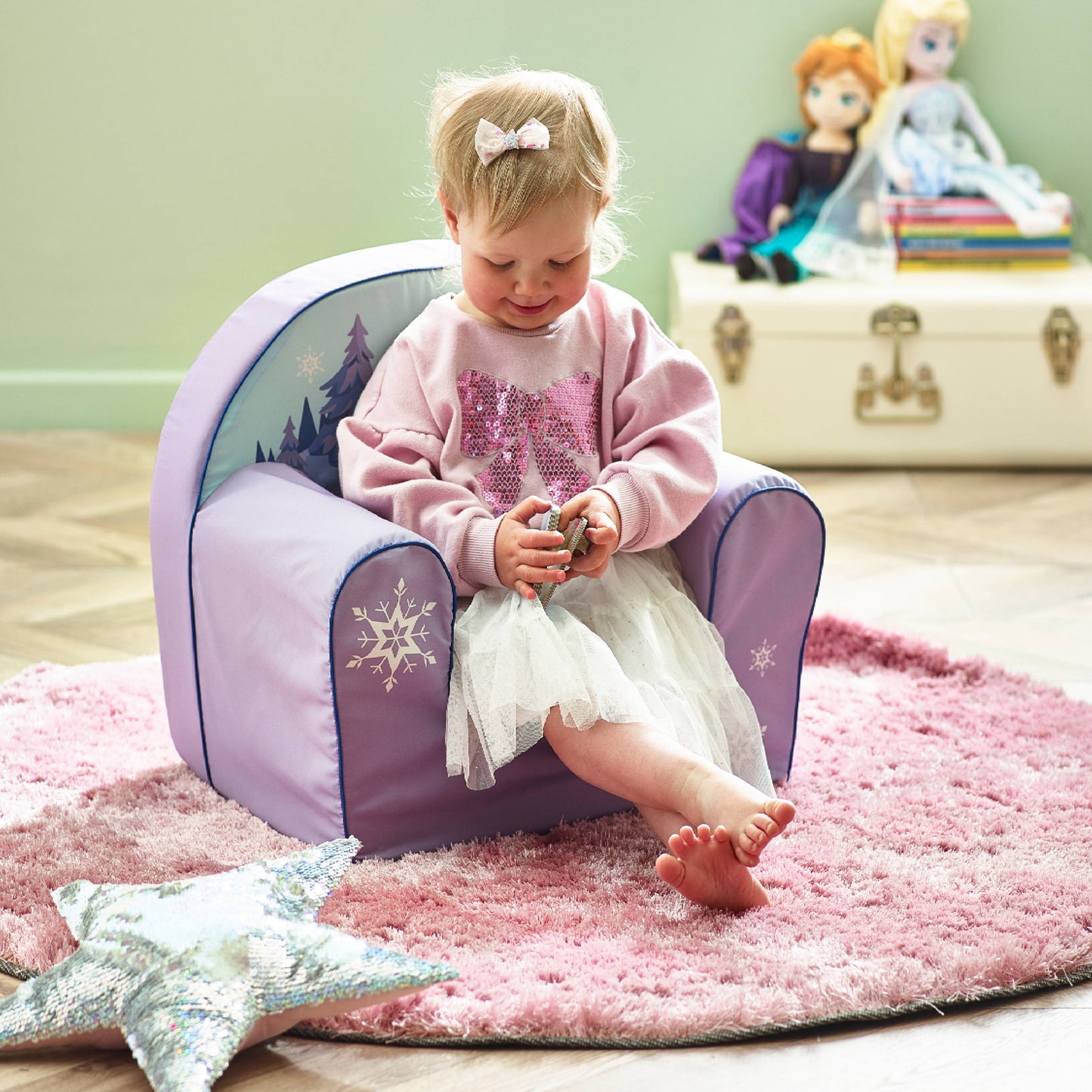Disney Frozen Wonder Kids Character Foam Armchair