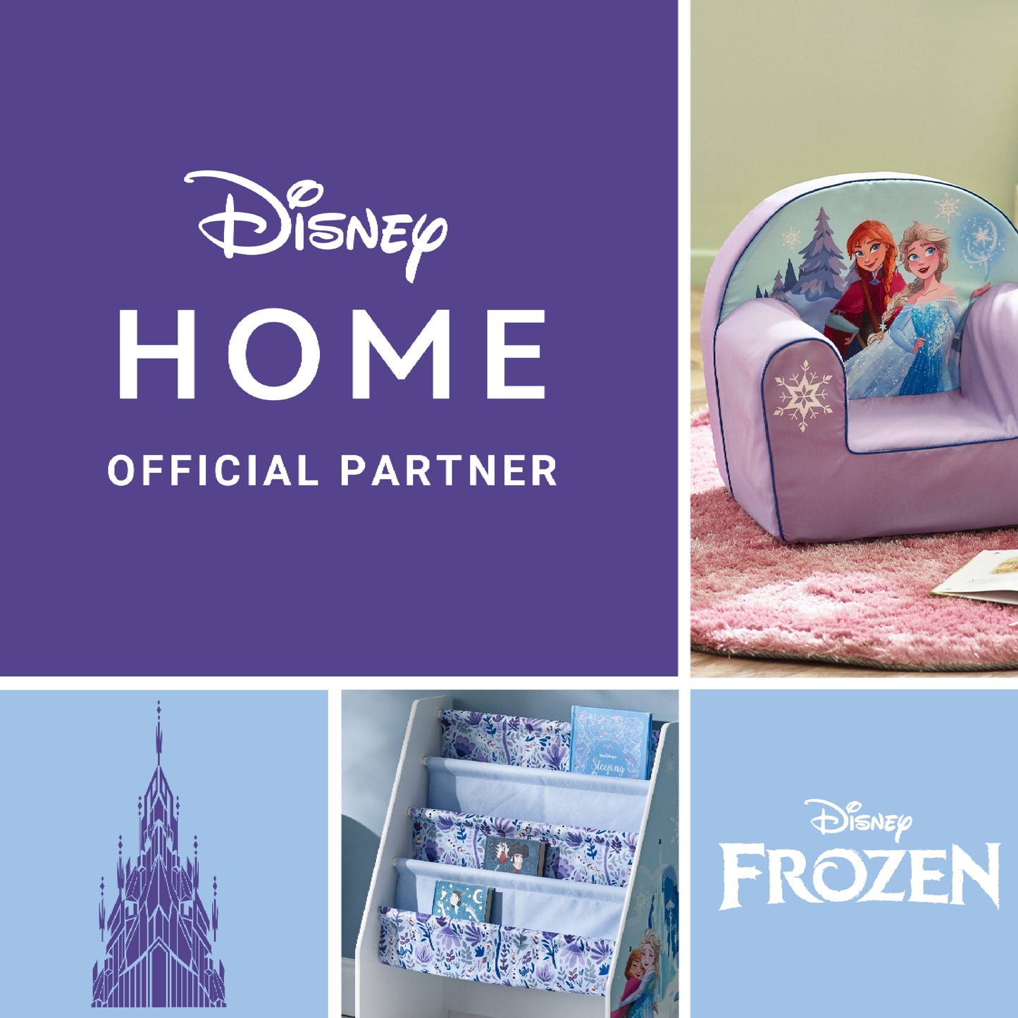 Disney Frozen Wonder Kids Character Foam Armchair