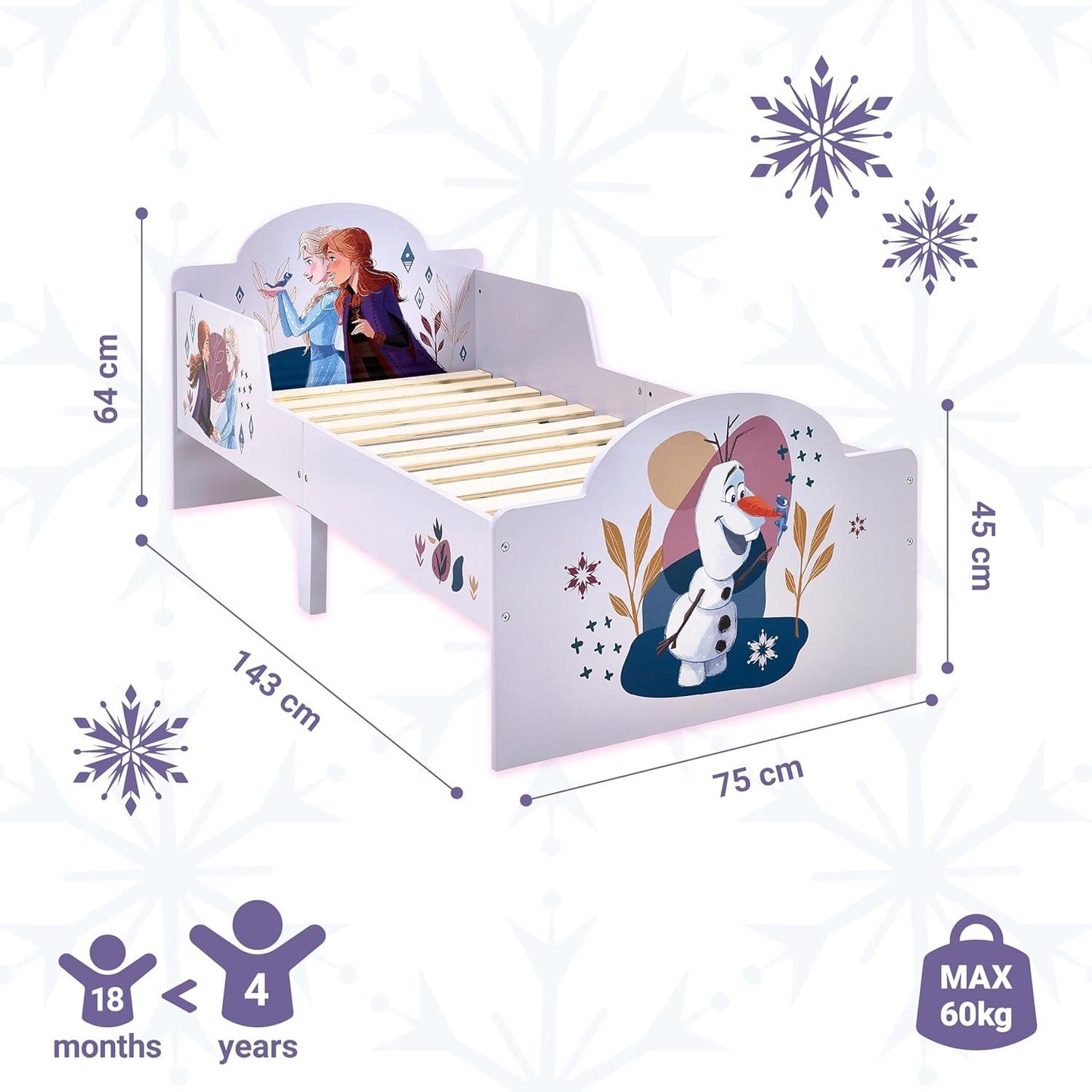 Disney Frozen Toddler Bed