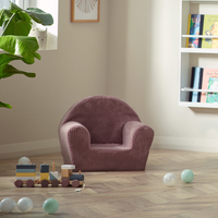 Kids Armchair with Removable Washable Cover | Lightweight Foam Toddler Chair Ages 3-6 | Reading & Playroom Furniture (Pink)