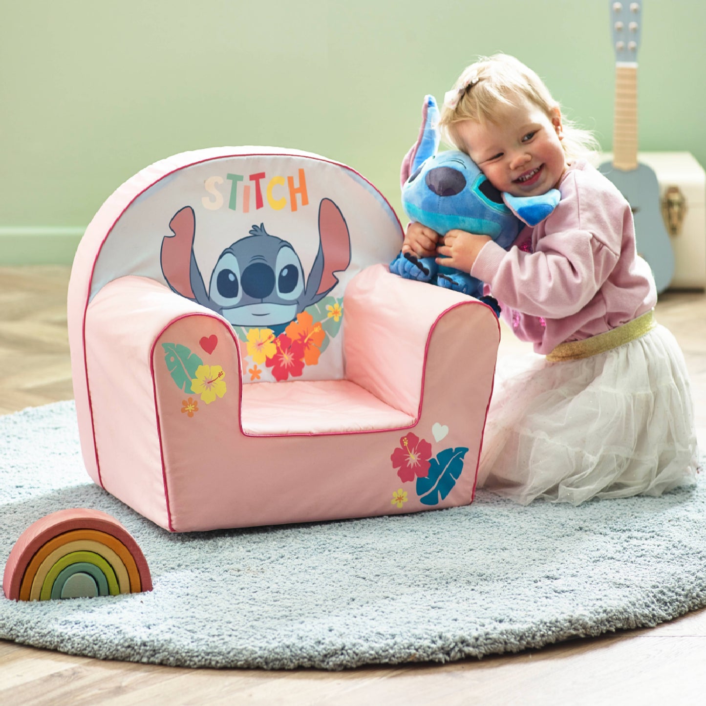 Disney Lilo and Stitch Kids Character Foam Armchair